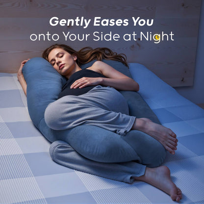 Pregnancy Pillow for Sleeping, With Washable Velvet Cover